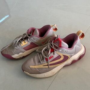 Nike men  Gray and Pink Sneakers